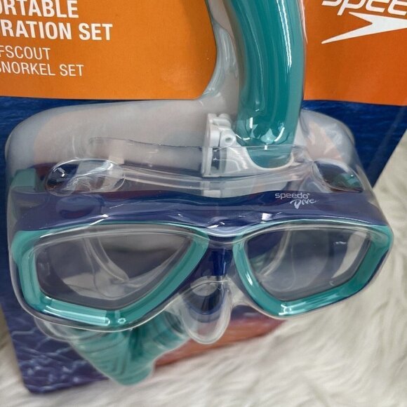 NEW Speedo Junior Comfortable Exploration Reefscout Mask Snorkel Set Age… - Picture 8 of 12